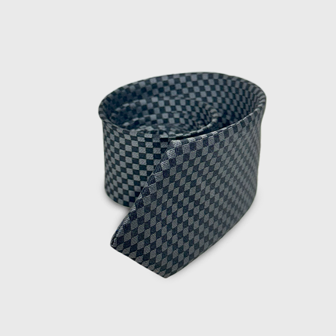 Premium Gray Tie for Men Perfect for Business & Weddings